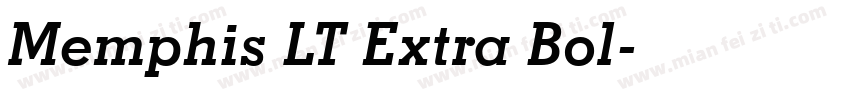 Memphis LT Extra Bol字体转换